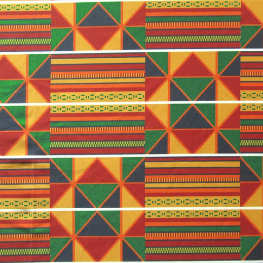 Handcrafted Vibrant African Print Cotton Fabric