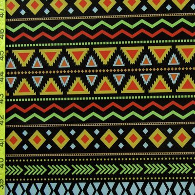 Handwoven Aztec Print Cotton Throw Blanket