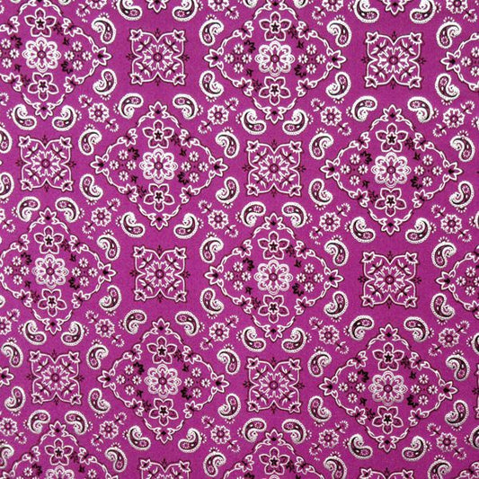 Metallic Bandana Spandex Fabric