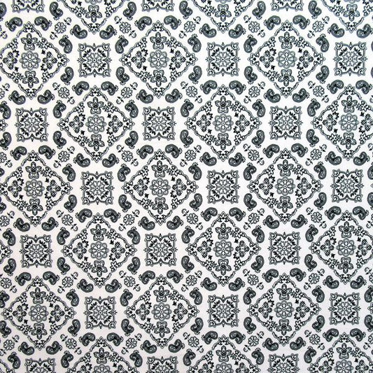 Bandana Print Spandex Fabric