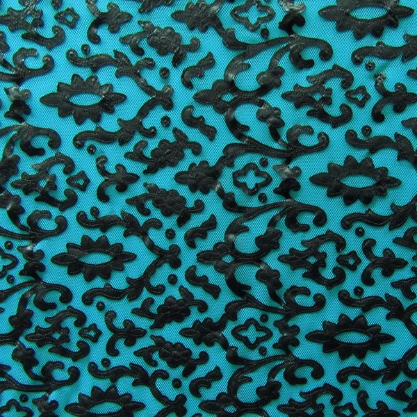 Premium Novelty Mesh Fabric with Unique Geometric Patterns