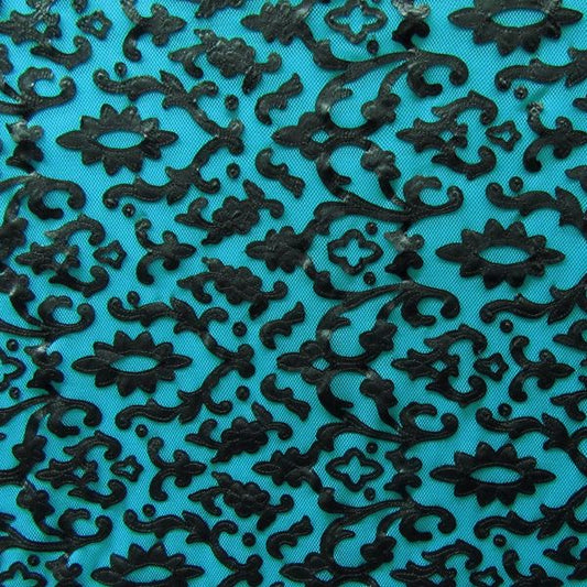 Premium Novelty Mesh Fabric with Unique Geometric Patterns