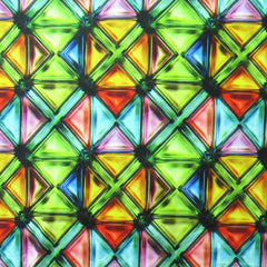 Rhombus Rhombus Shape Print Spandex Fabric