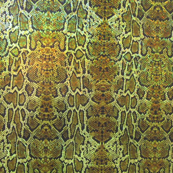 Holographic Shattered Glass Pattern Spandex Fabric