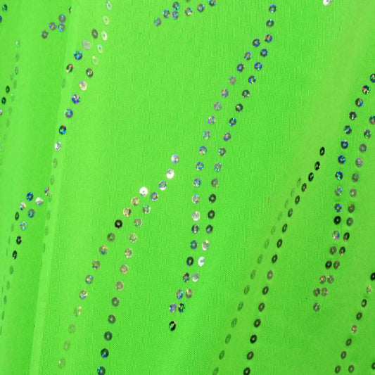 Novelty Foil Dot Mesh Fabric