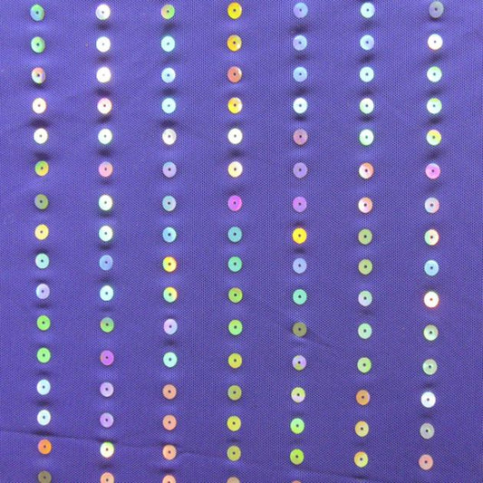 Novelty Foil Dot Mesh Fabric
