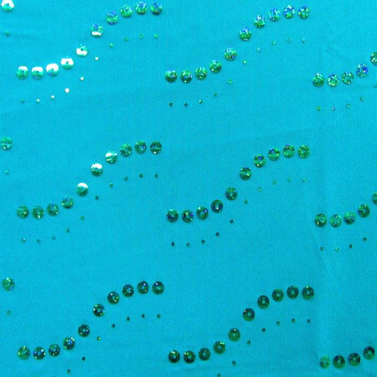 Novelty Foil Dot Mesh Fabric