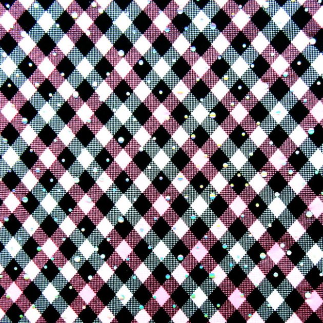 Rhombus Rhombus Shape Print Spandex Fabric
