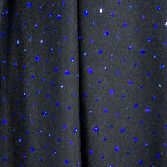 Foil Dot Mesh Fabric with Glitter Finish