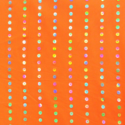 Novelty Foil Dot Mesh Fabric