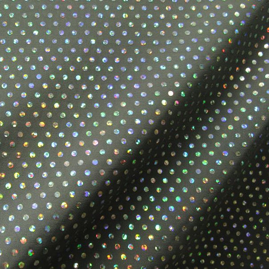Hologram Reflective Stretch Fabric - 95% Polyester 5% Spandex Performance Material