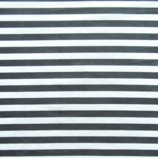 Premium Striped Mesh Fabric Collection