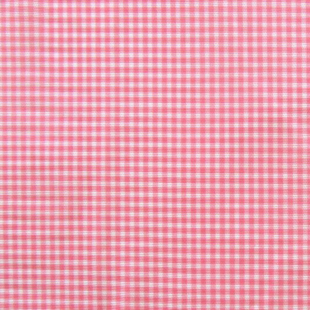 Premium Gingham Patterned Mesh Fabric