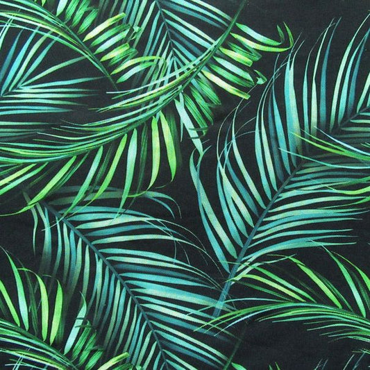Leaf Patterned Mesh Fabric