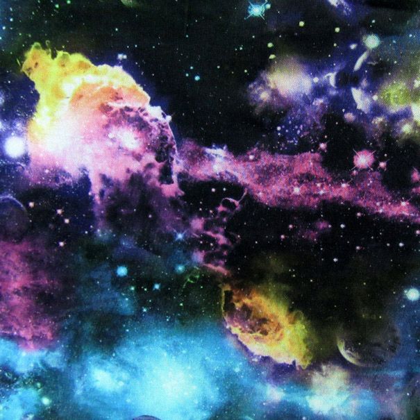 Nebula Mesh Fabric with Unique Geometric Patterns