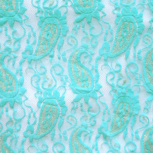 Stretch Paisley Lace Fabric