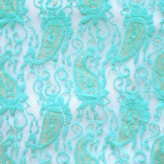 Stretch Paisley Lace Fabric