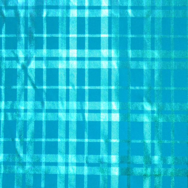 Plaid Stretch Cotton Blend Flannel Fabric - 97% Cotton 3% Spandex - Midweight Brushed Finish