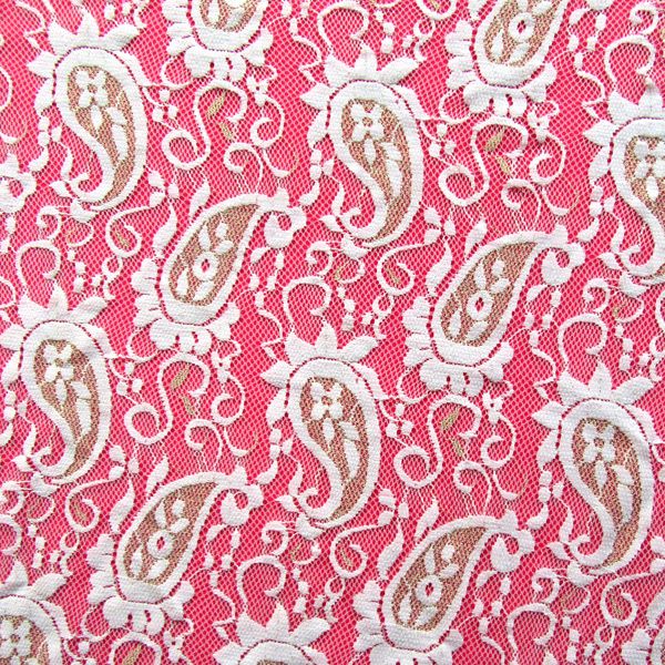 Stretch Paisley Lace Fabric