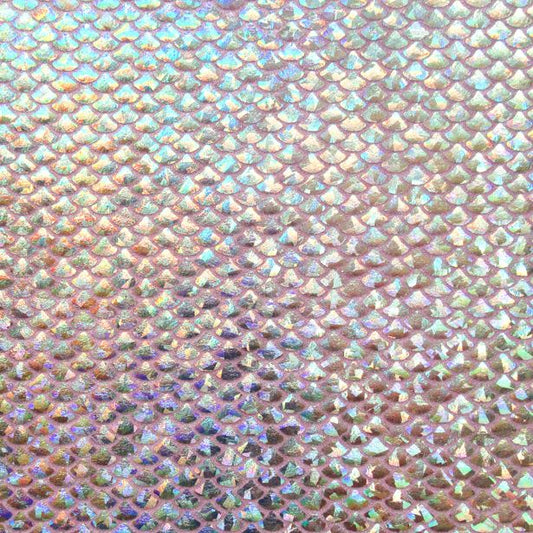 Holographic Small Mermaid Spandex Fabric
