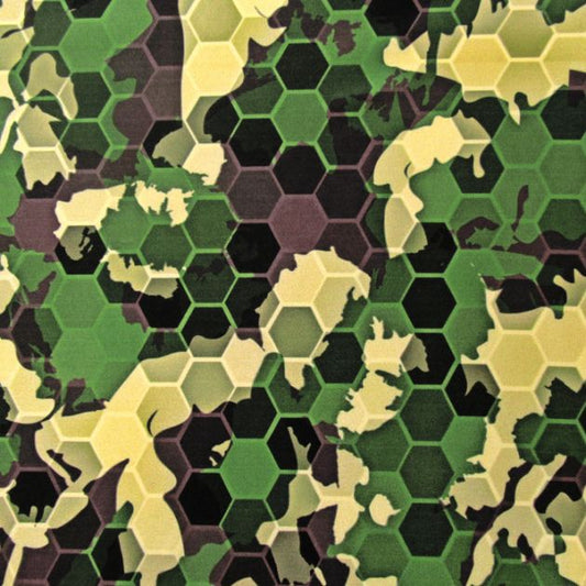 Honeycomb Geometric Pattern Cotton Fabric