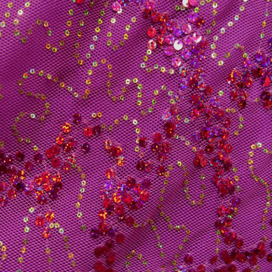 Sequins on Mesh