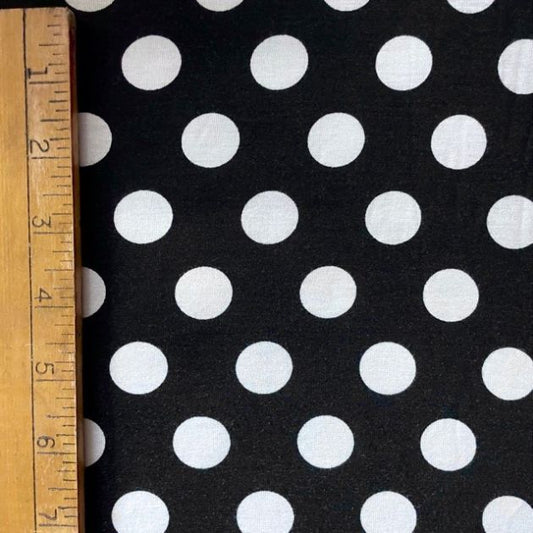 Women's Polka Dot Rayon Spandex Stretch Fabric