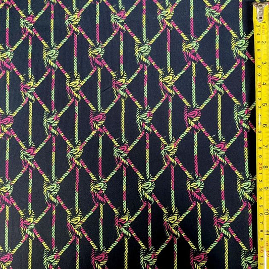 Rhombus Rhombus Shape Print Spandex Fabric