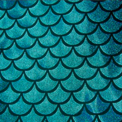Holographic Mermaid Scale Spandex Fabric