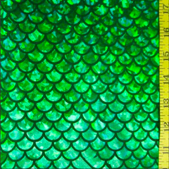 Big Holographic Mermaid Scale Spandex Fabric
