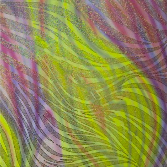 Charming Holographic Spandex Fabric