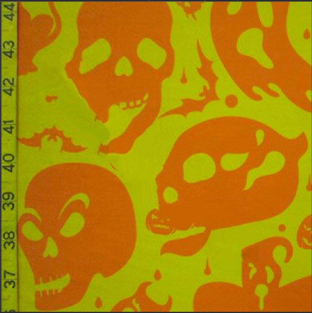 Halloween Print Spandex Fabric