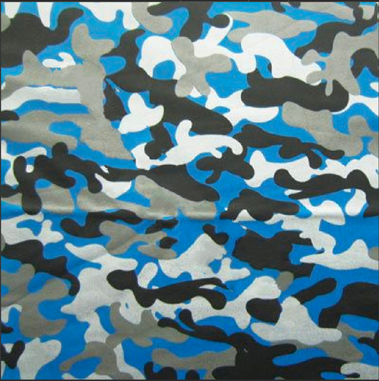 Premium Metallic Camouflage Fabric Collection