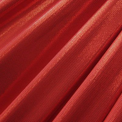 Metallic Laser Foil Dots Spandex Fabric
