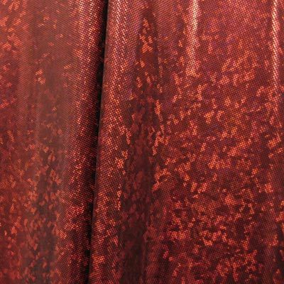 Solid Color Holographic Shattered Glass Spandex Fabric