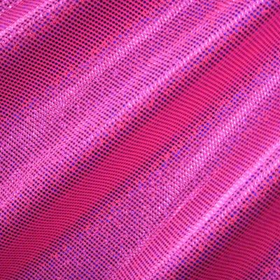 Hologram Foil Dot Stretch Spandex Fabric