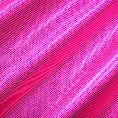 Holographic Foil Dot Stretch Spandex Fabric