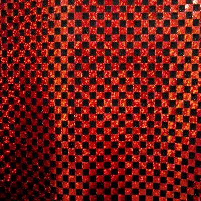 Checker Stretch Cotton Blend Fabric - 95% Cotton 5% Spandex - Breathable Mid-Weight Textile