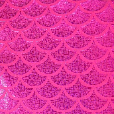 Holographic Mermaid Scale Spandex Fabric SDK12113D