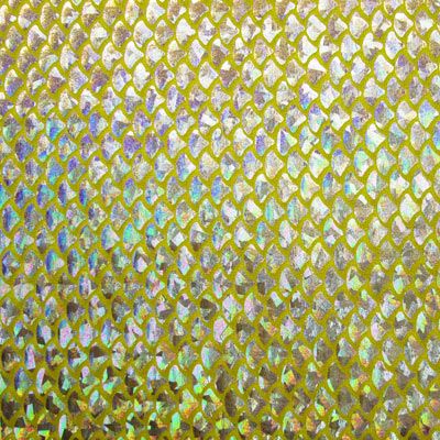 Holographic Small Mermaid Spandex Fabric