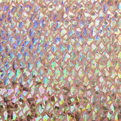Holographic Small Mermaid Spandex Fabric