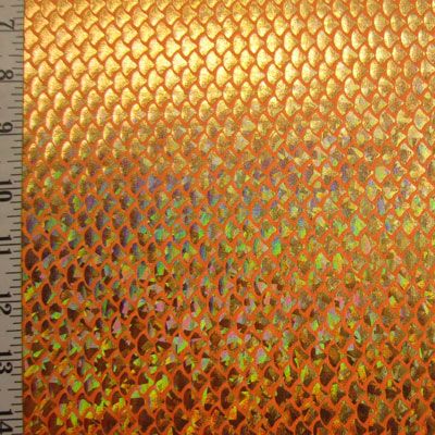 Holographic Small Mermaid Spandex Fabric