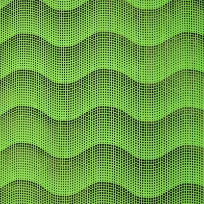 Holographic Wave Pattern Spandex Fabric
