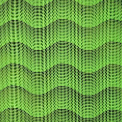 Holographic Wave Pattern Spandex Fabric
