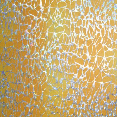 Holographic Ombre Web Pattern Spandex Fabric