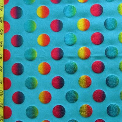 Metallic Rainbow Dots Collection: Shimmering Fabric Assortment