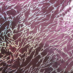 Holographic Scribble Spandex Fabric