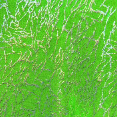 Holographic Scribble Spandex Fabric