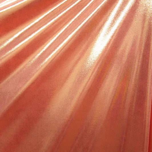 Solid Color Mirror Dot Foil Spandex Fabric