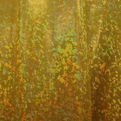 Solid Color Holographic Shattered Glass Spandex Fabric